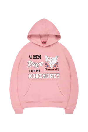 HEART BREAKER HOODIE PINK