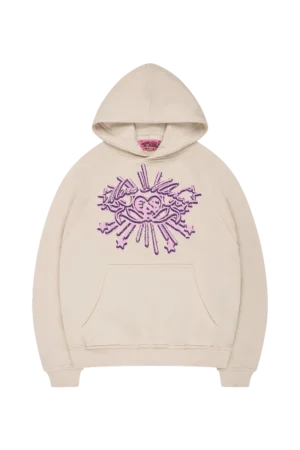 HONEY STARS HOODIE CREME