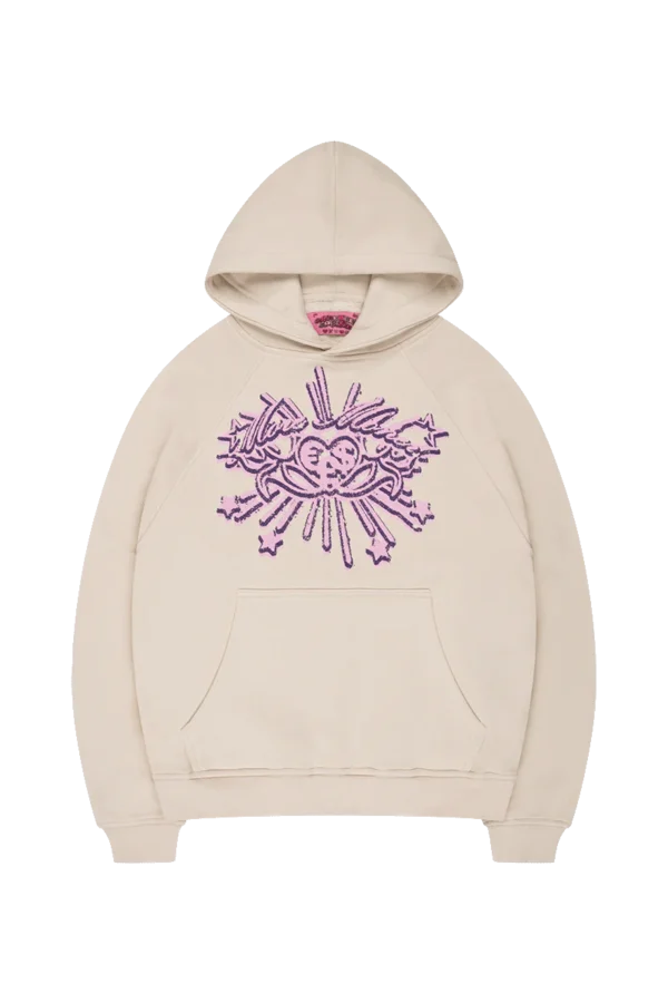 HONEY STARS HOODIE CREME