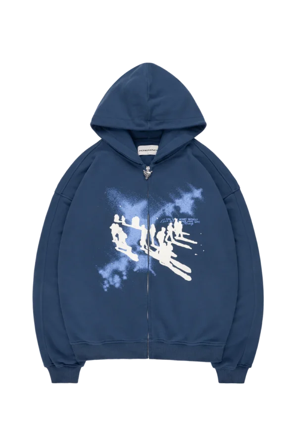 TRANSCENDENTAL ZIP NAVY BLUE