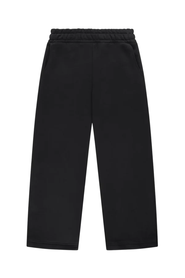 OPEN LEG JOGGER BLACK