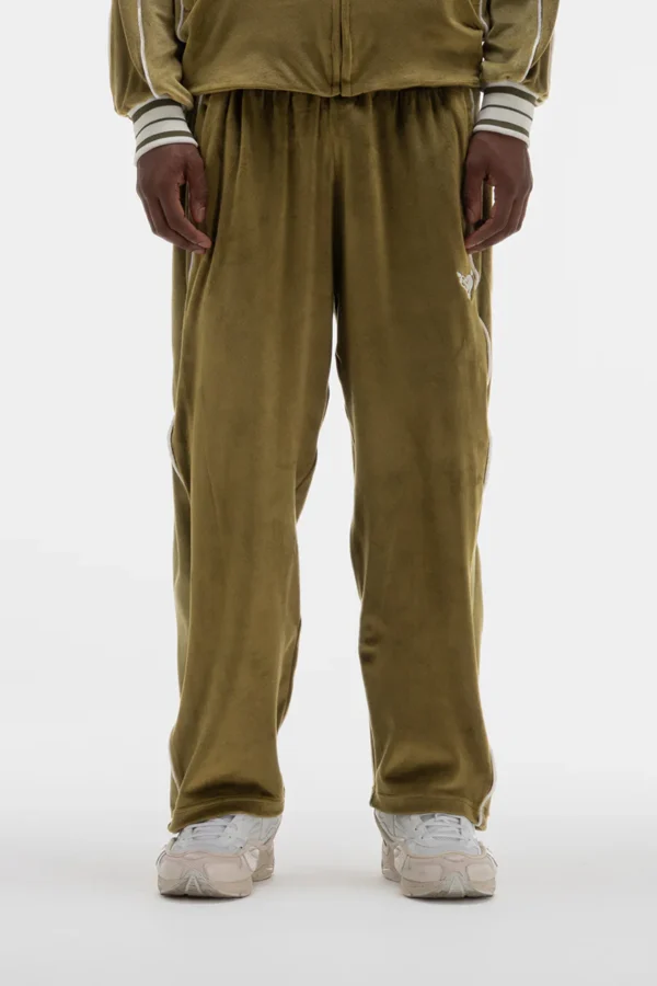 VELOUR JOGGER OLIVE